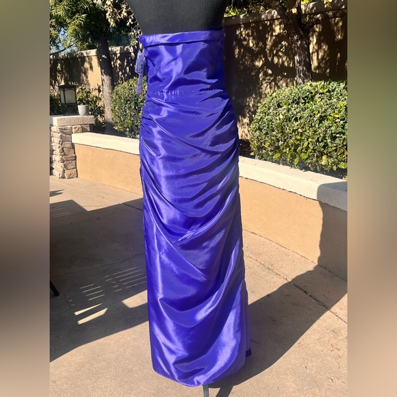 Onyx Nite Beautiful strapless dress homecoming prom gala formal gown 6 - Picture 3 of 10